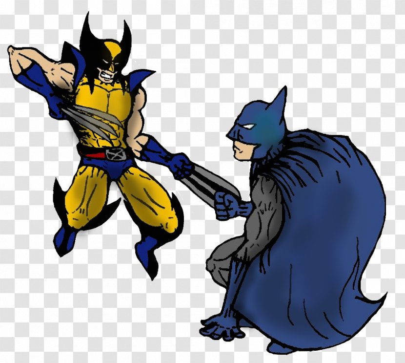 Wolverine Superhero Art Supervillain Batman - Legendary Creature - V0n Transparent PNG