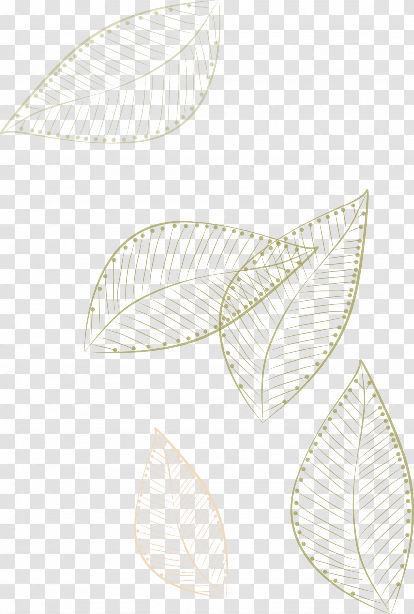 Paper White Pattern - Shading -painted Leaves Floating Transparent PNG