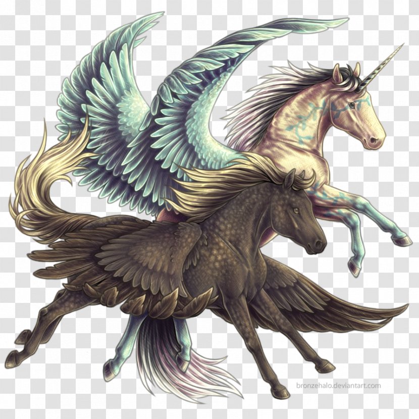 Horse Legendary Creature Mythology Unicorn Dragon - Legend - Mythical Creatures Transparent PNG