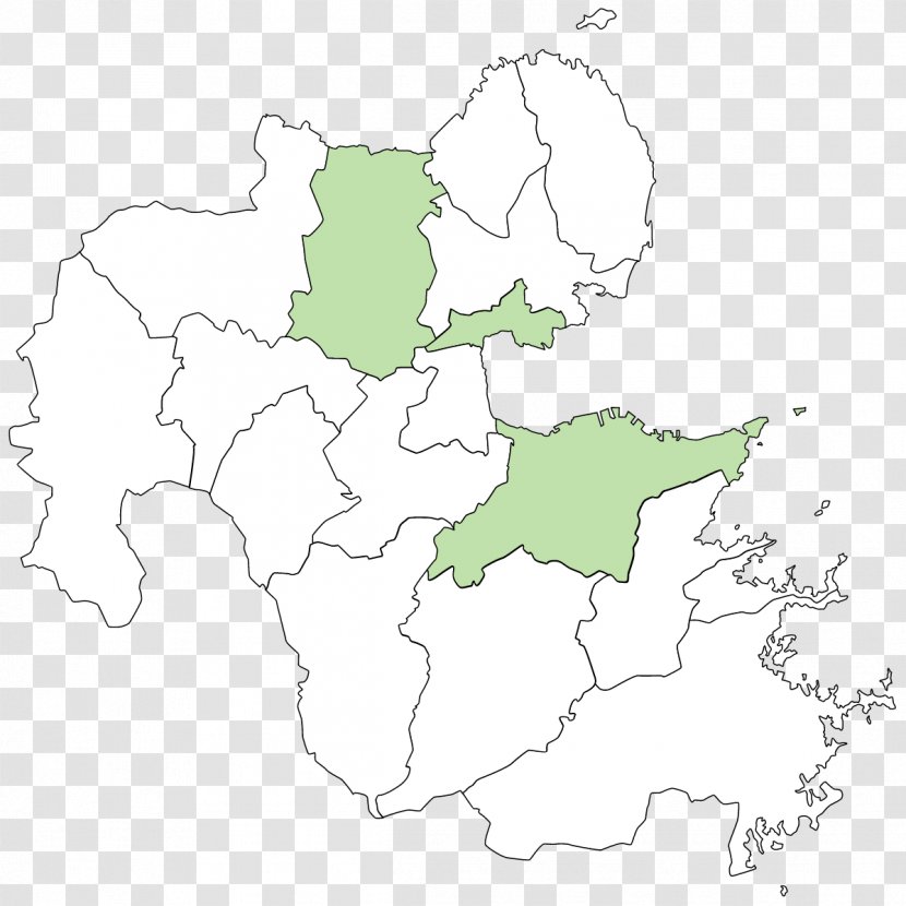 Ōita Prefecture Map LINE Clip Art - Area Transparent PNG