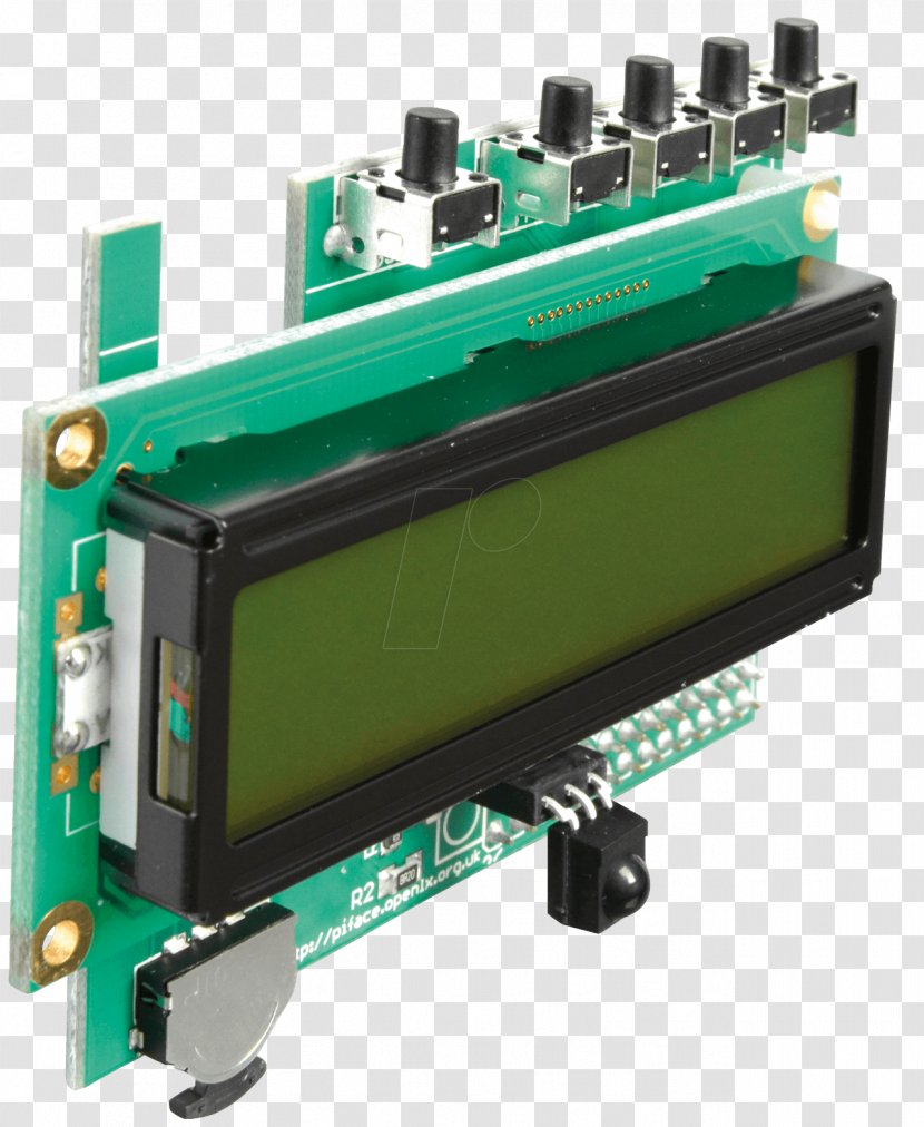 Electronics Hardware Programmer Microcontroller PiFace Electronic Component - Computer Monitors - Raspberry Transparent PNG