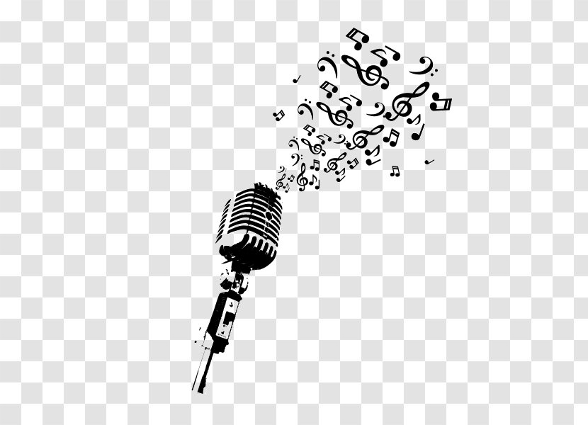 Microphone Musical Note Drawing - Heart Transparent PNG