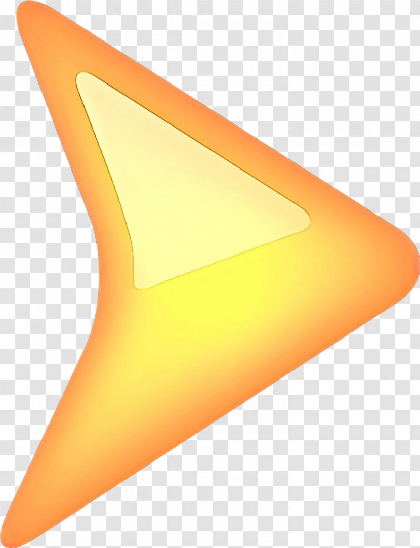 Yellow Arrow - Cone Transparent PNG