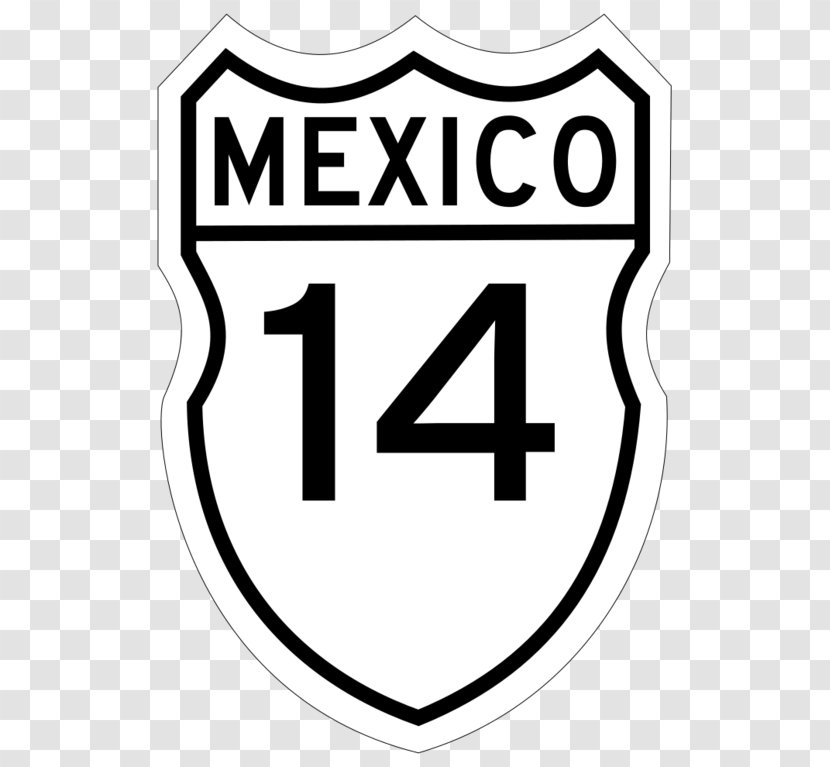Logo Mexican Federal Highway 57 Font Sleeve Product - Text - Black Transparent PNG