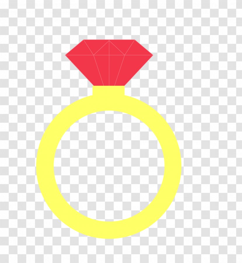 Gemstone Photography Jewellery Illustration - Vector Yellow Red Cartoon Diamond Ring Transparent PNG