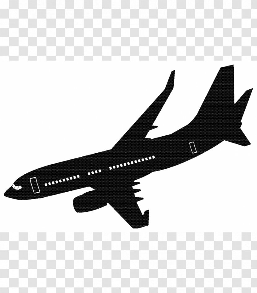 Airplane Aircraft Silhouette - Airliner Transparent PNG