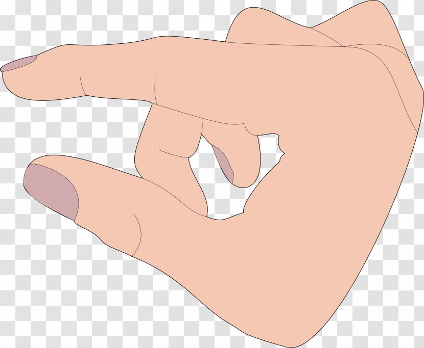 Index Finger Arm Thumb Hand - Heart Transparent PNG