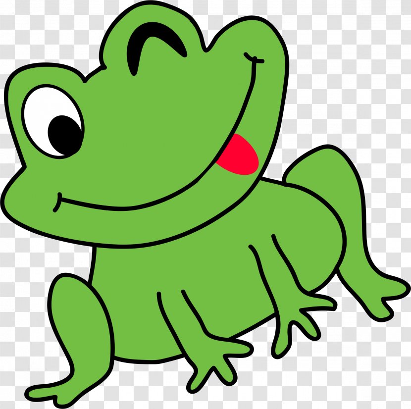 Frog Humour Cartoon Clip Art - Green Transparent PNG