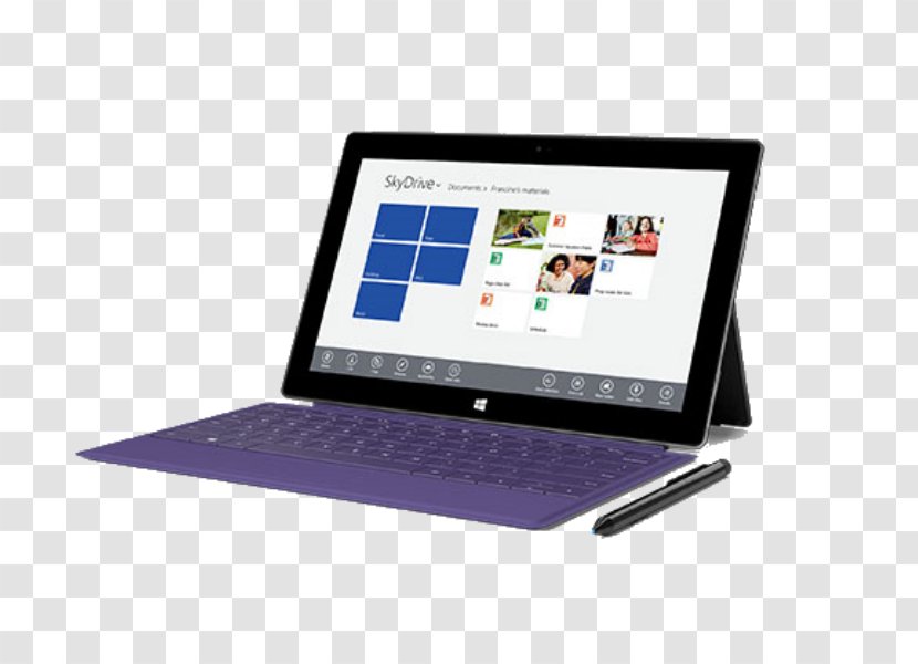 Netbook Laptop Computer Microsoft Surface 3 Type Cover - Multimedia Transparent PNG