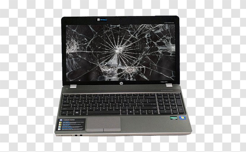Laptop Dell Computer Monitors Repair Technician - Part - Broken Screen Transparent PNG