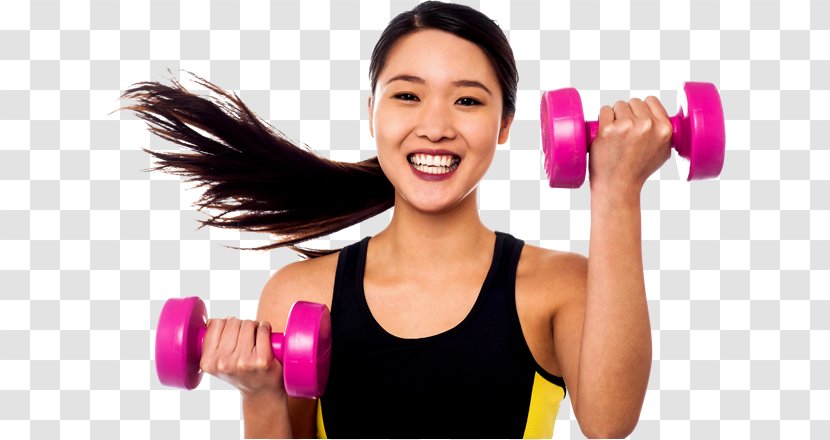 Exercise Dumbbell Physical Fitness Weight Training Centre - Flower Transparent PNG
