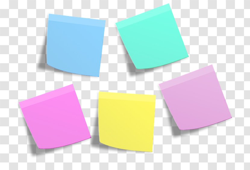 Post-it Note - Pink - Construction Paper Product Transparent PNG