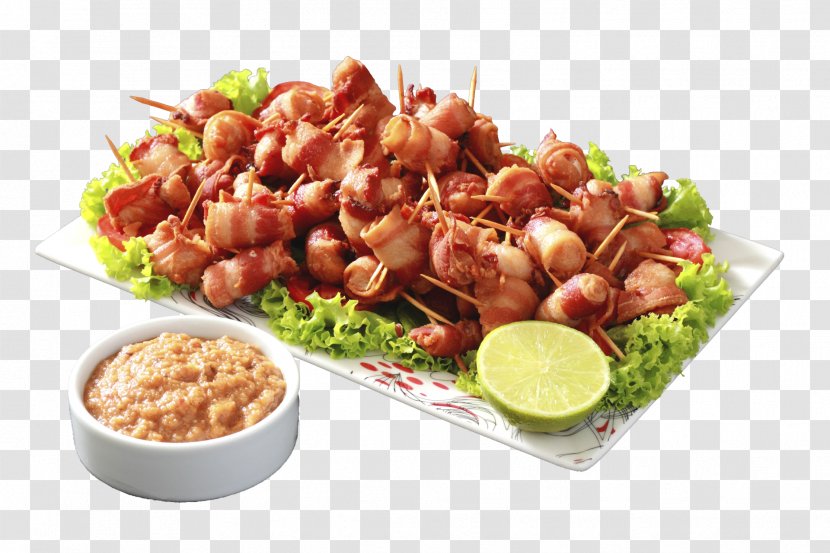 Yakitori Vegetarian Cuisine Bacon Spare Ribs Chicken As Food - Animal Source Foods Transparent PNG