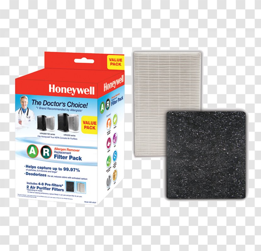 Air Filter Humidifier Purifiers HEPA Honeywell HPA300 - Filtration Transparent PNG