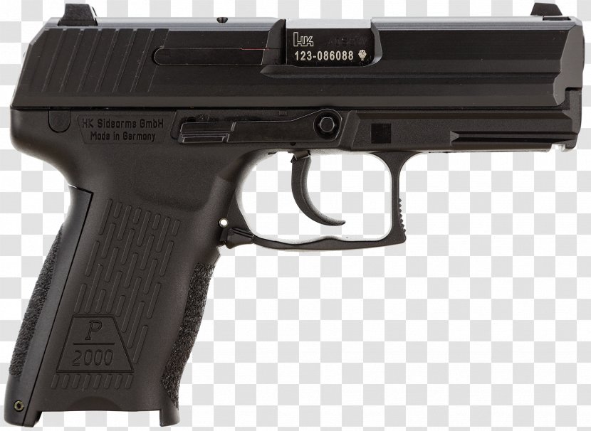 Heckler & Koch P2000 USP .40 S&W 9×19mm Parabellum - Trigger - Firearm Transparent PNG