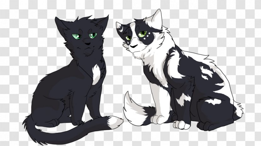 Kitten Whiskers Black Cat Ravenpaw - Watercolor Transparent PNG