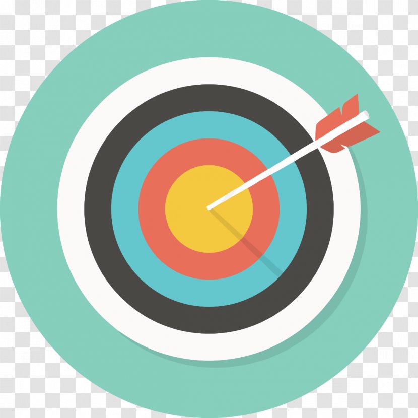 Bullseye Goal Darts Shooting Target - Logo - Shot Transparent PNG