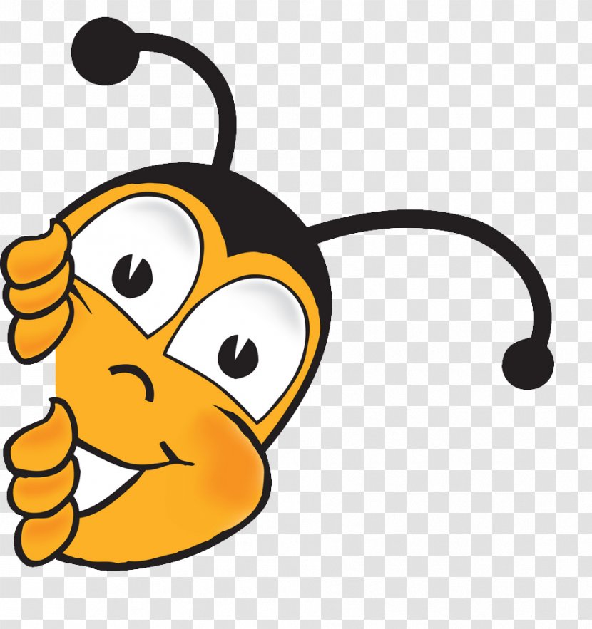 Honey Bee Bizzy Print Drawing - Animation - Bees Transparent PNG