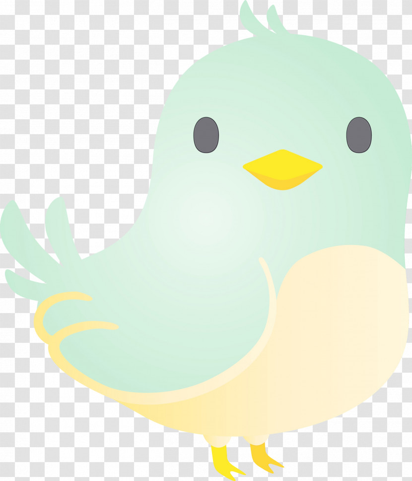 Bird Yellow Cartoon Beak Transparent PNG