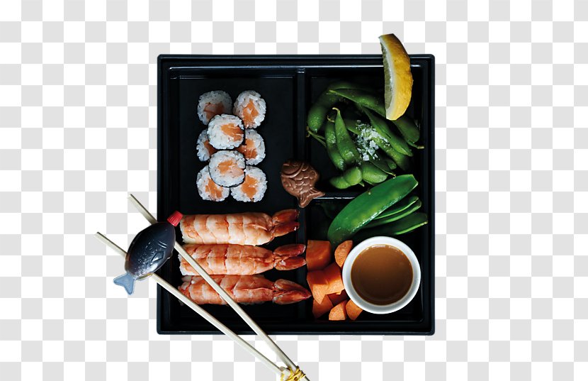 Japanese Cuisine Chopsticks Dish Animal Source Foods - Sushi Takeaway Transparent PNG