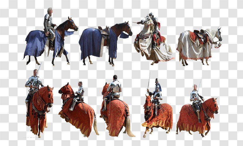 Middle Ages Knight Horse Cavalry Body Armor - Outerwear - European Transparent PNG