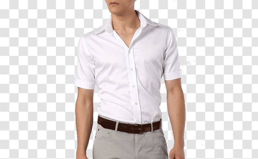 T-shirt Dress Shirt White Apron - Formal Wear Transparent PNG