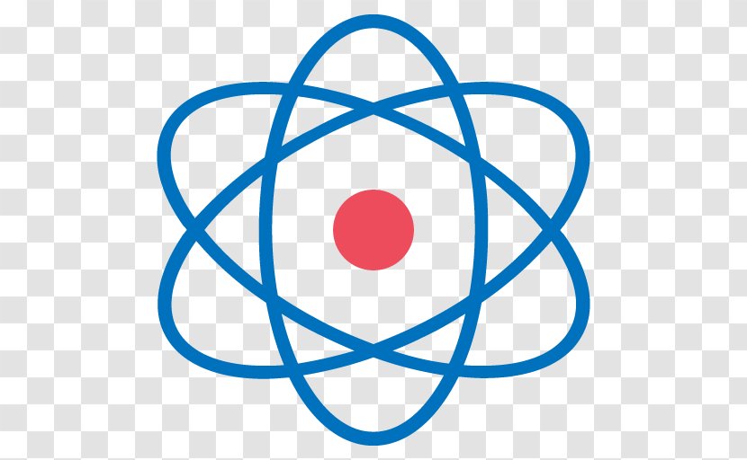 Atomic Nucleus Emoji Symbol - Vector Model Of The Atom Transparent PNG