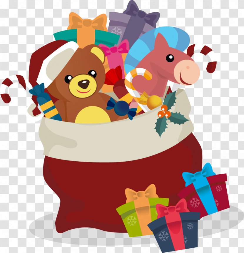 Santa Claus Christmas Toy Gift Transparent PNG
