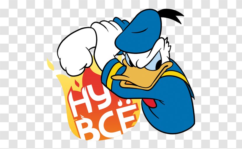 Donald Duck Daffy Clip Art Sticker - Human Behavior Transparent PNG