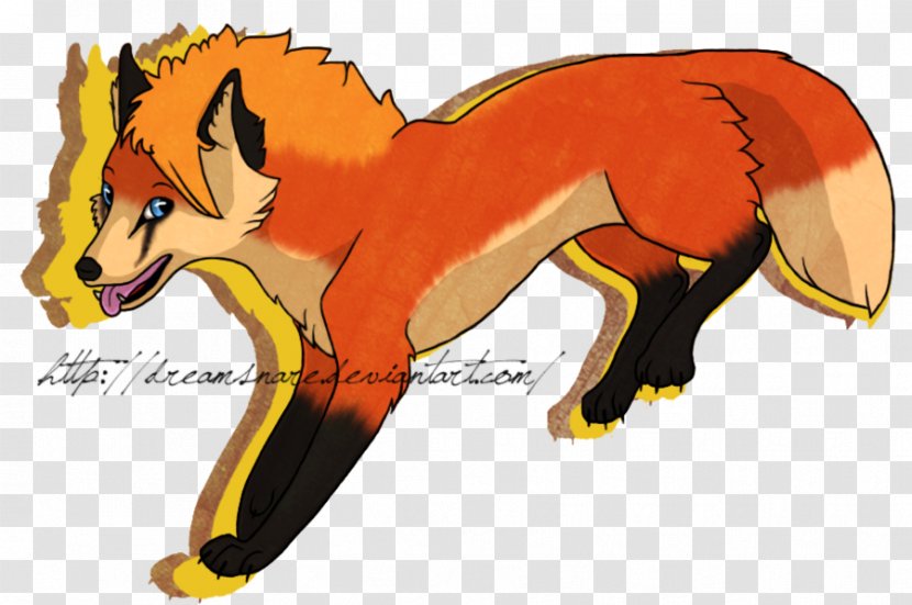 Red Fox Cat Character Clip Art - Fiction Transparent PNG