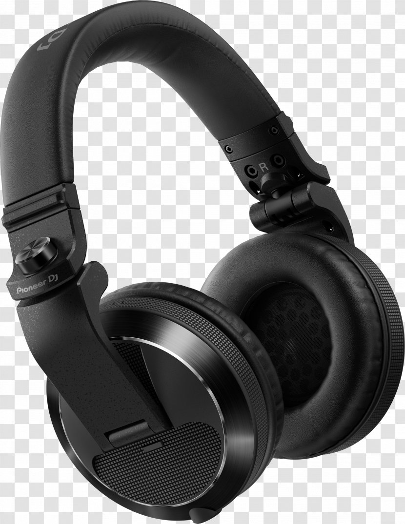 DJ Headphones Pioneer HDJ-X5-K Over-the-ear Disc Jockey Sound - Cartoon Transparent PNG