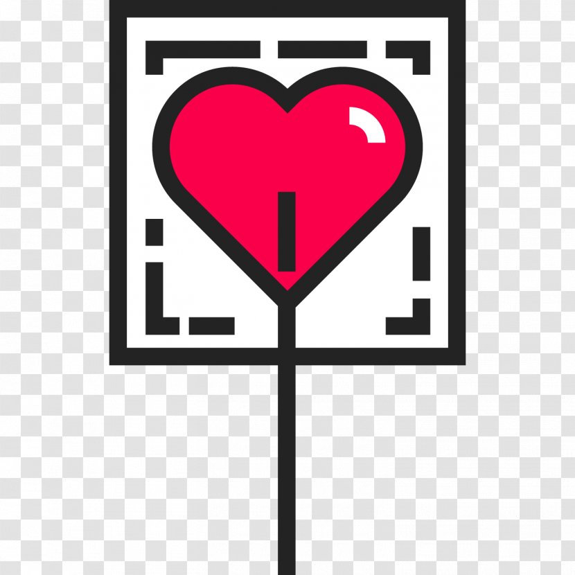 Clip Art - Magenta - Valentine27s Day Sign Transparent PNG