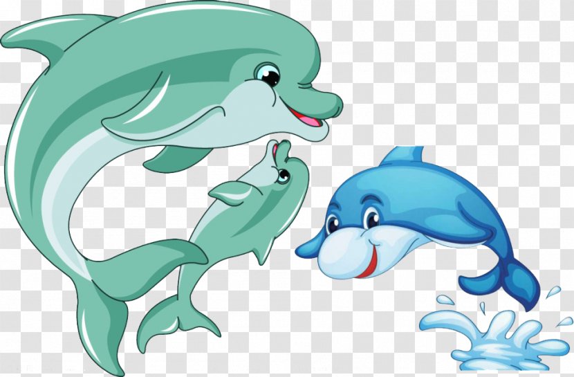 Dolphin Cartoon Clip Art - Fauna - Whale Transparent PNG