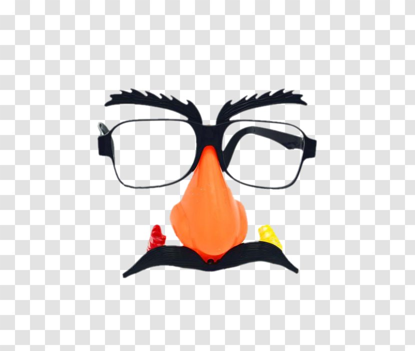 WeChat Mask Taobao Clown - Beak - Funny Fool 's Day Toy Beard Transparent PNG