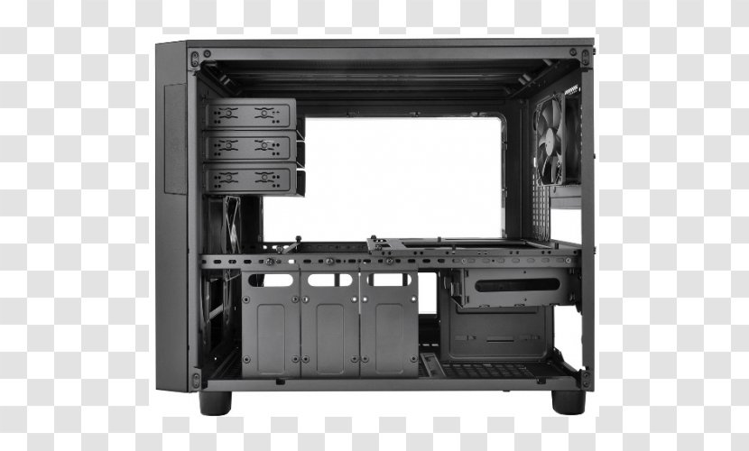 Power Supply Unit Computer Cases & Housings MicroATX Thermaltake - Core V51 Transparent PNG