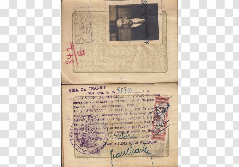 Korean War Second World Passport Russia Document - Travel Visa - Diplomatic Transparent PNG