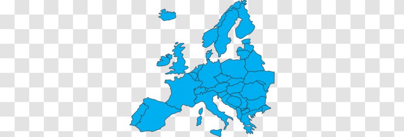 Europe Map Clip Art - Vector - Cliparts Transparent PNG