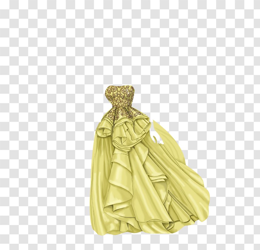 Dress Lady Popular Gown XS Software Klausk - Cartoon - Lady's Accessories Transparent PNG