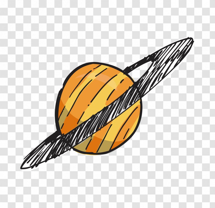 Planet Astronomical Object Euclidean Vector Vecteur - Hand-painted Transparent PNG