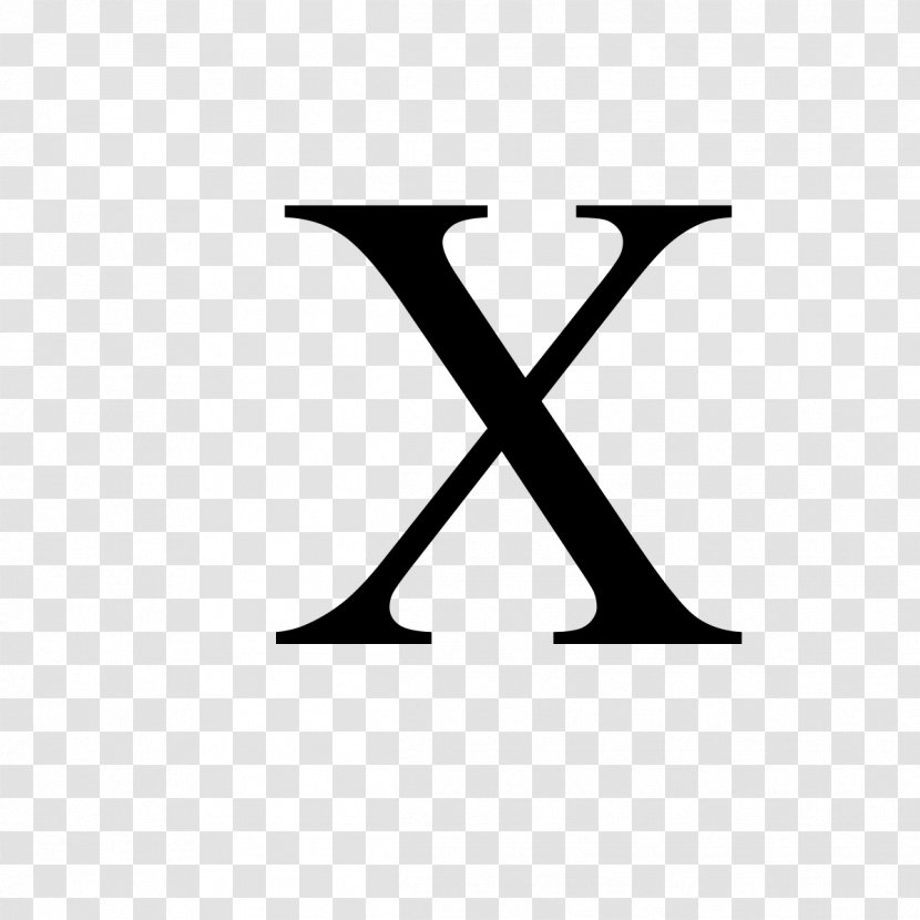Greek Alphabet Chi Letter Wikipedia - Tree - Roman Numerals Transparent PNG