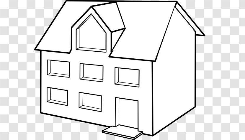 Clip Art Openhouse Real Estate Apartment - Symmetry - Large Debris Shelter Transparent PNG