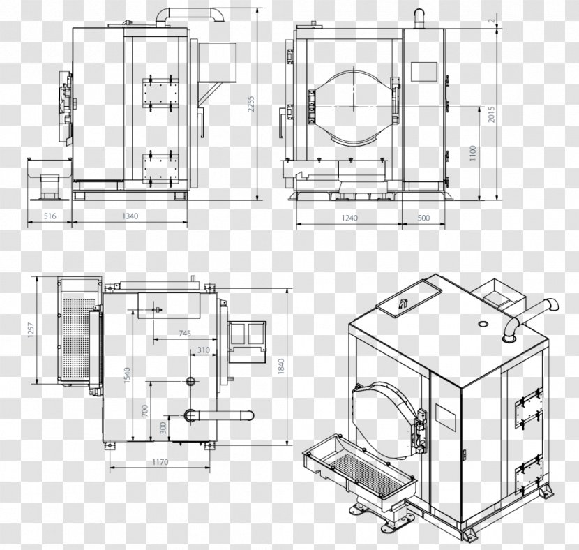 Technical Drawing Furniture Engineering Diagram - Design Transparent PNG