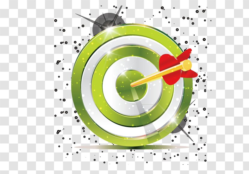 Circle Graphic Design - Point - Green Target Transparent PNG
