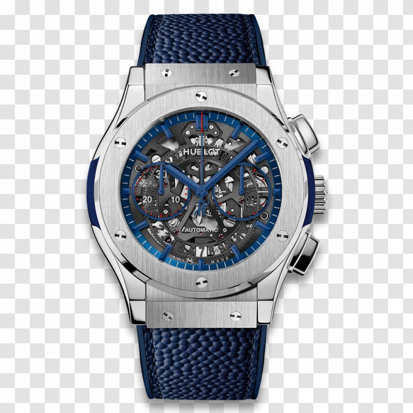 Hublot Classic Fusion 2016 ICC World Twenty20 Watch Chronograph - Cobalt Blue Transparent PNG