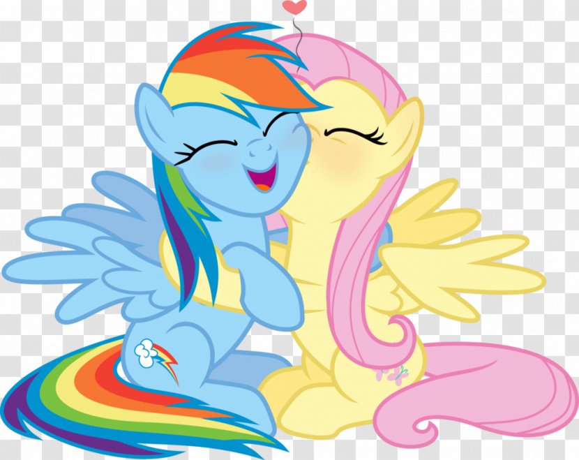Rainbow Dash Pinkie Pie Fluttershy Applejack Pony - Watercolor Transparent PNG