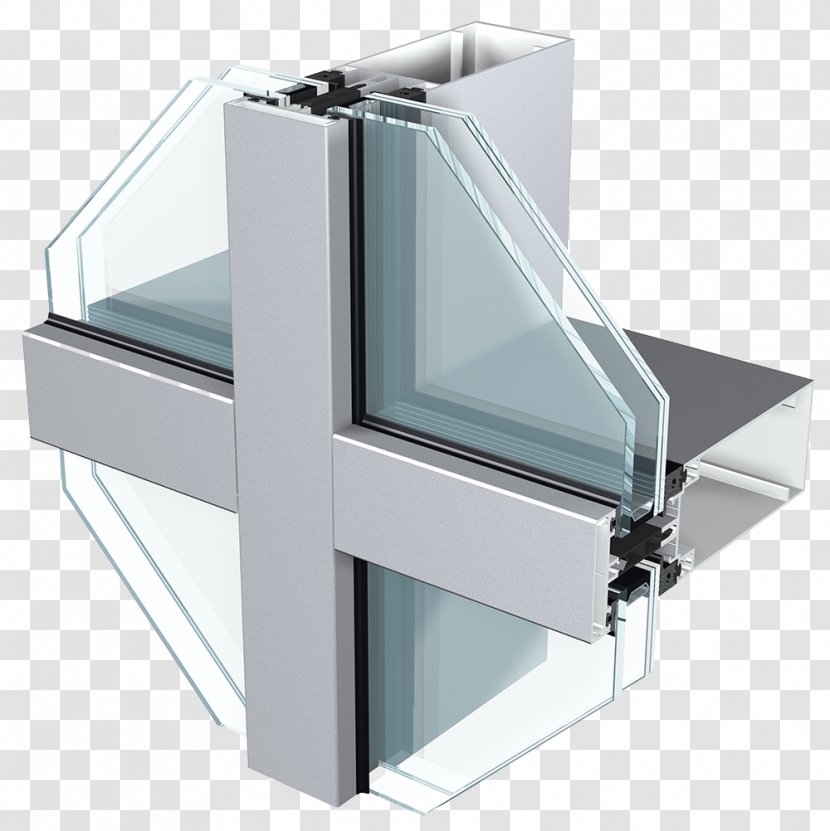 Window Curtain Wall Building Facade Glazing - Steel - Aluminium Can Transparent PNG