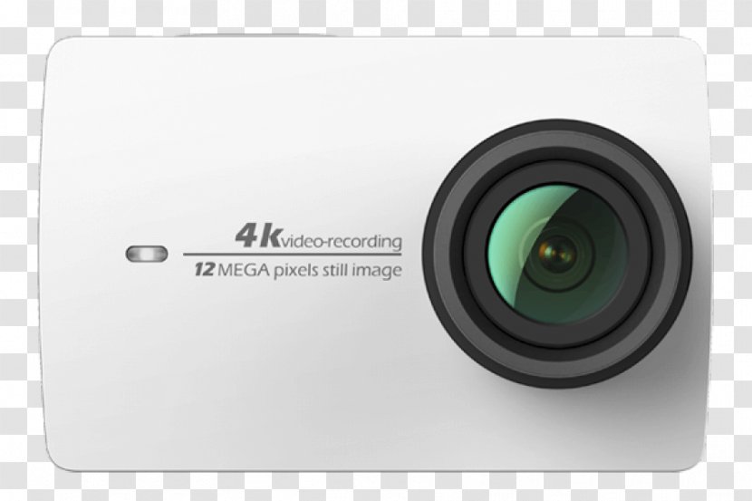 YI Technology 4K Action Camera Resolution Digital Cameras - Lens Transparent PNG