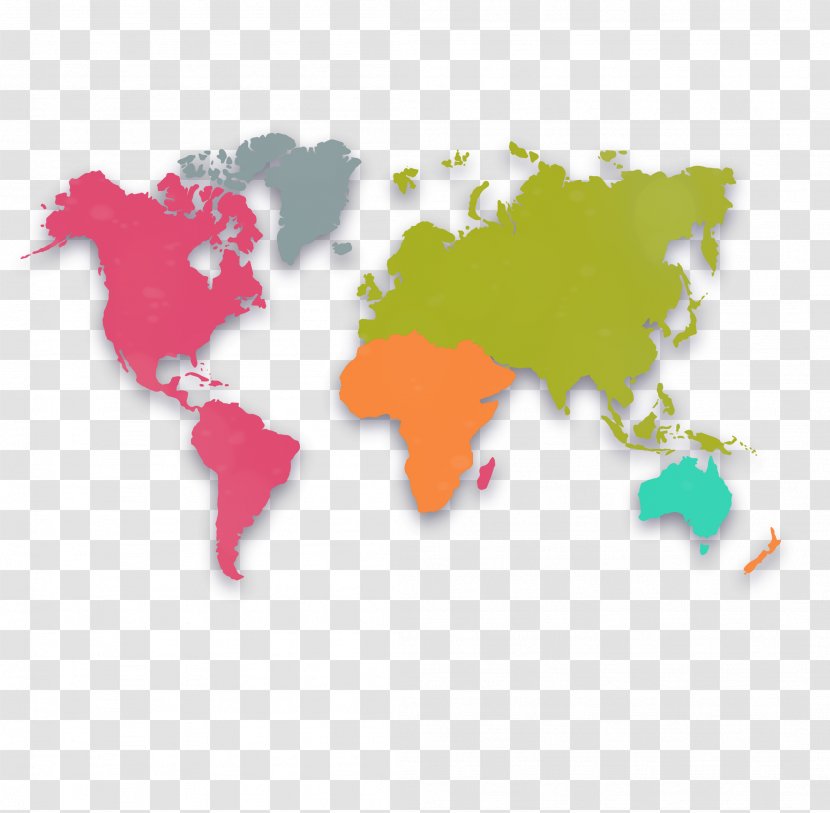 World Map Globe Clip Art - Early Maps - Colorful Vector Transparent PNG