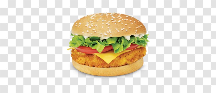 Hamburger Chicken Sandwich Wrap Small Bread - American Food - Ham And Cheese Transparent PNG