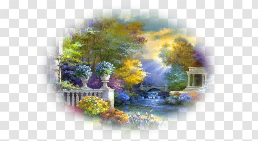 Oil Painting Landscape Artist Painter - Sky - Paint Shop Transparent PNG